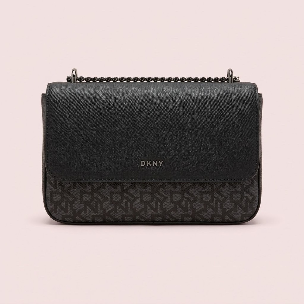 NWT DKNY Black and Gray Shoulder Bag